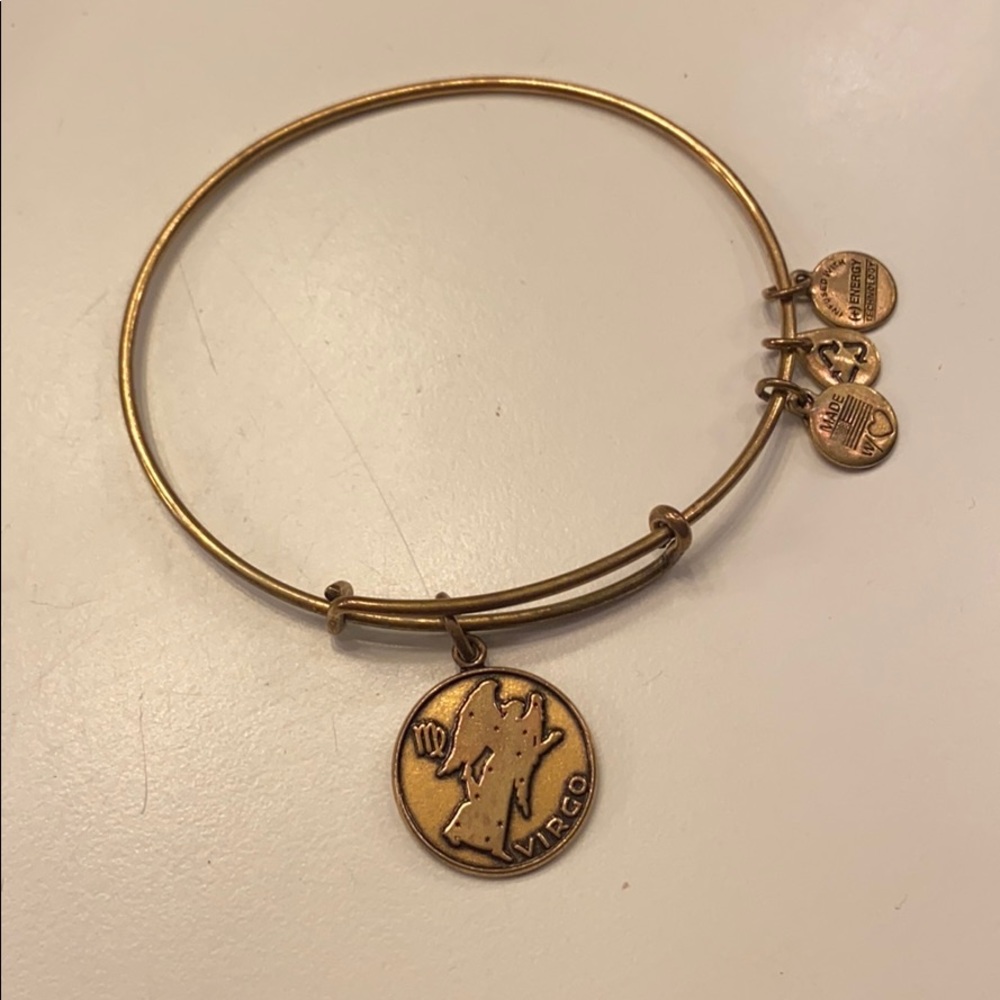 Alex and Ani Gold Virgo Bracelet